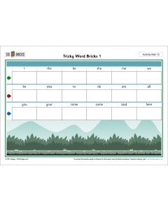 Activity Mat 15: Trick Word Bricks 1