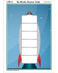 Activity Mat 44: Six Bricks Answer Code